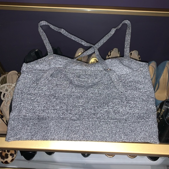 American apparel Grey sweater crop top - Picture 2 of 2